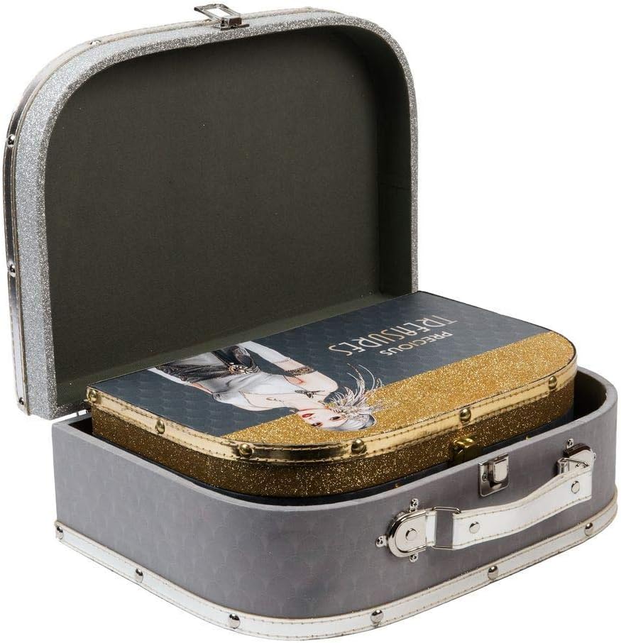 'Charleston' Set of 2 Suitcase Storage Boxes