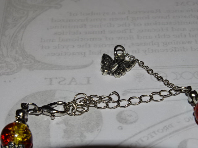 'Bling Of Fire' Adjustable Handmade Gift Bracelet
