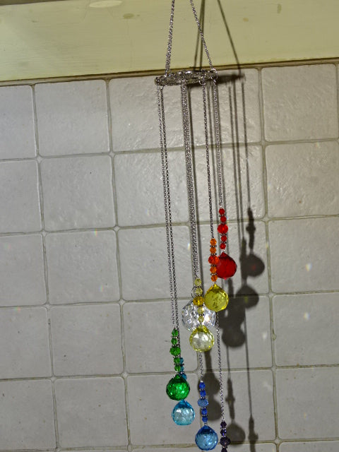 'Tree of Life' Chakra Suncatcher/ Spiritual Gift/ Home Decoration/ Garden Decoration