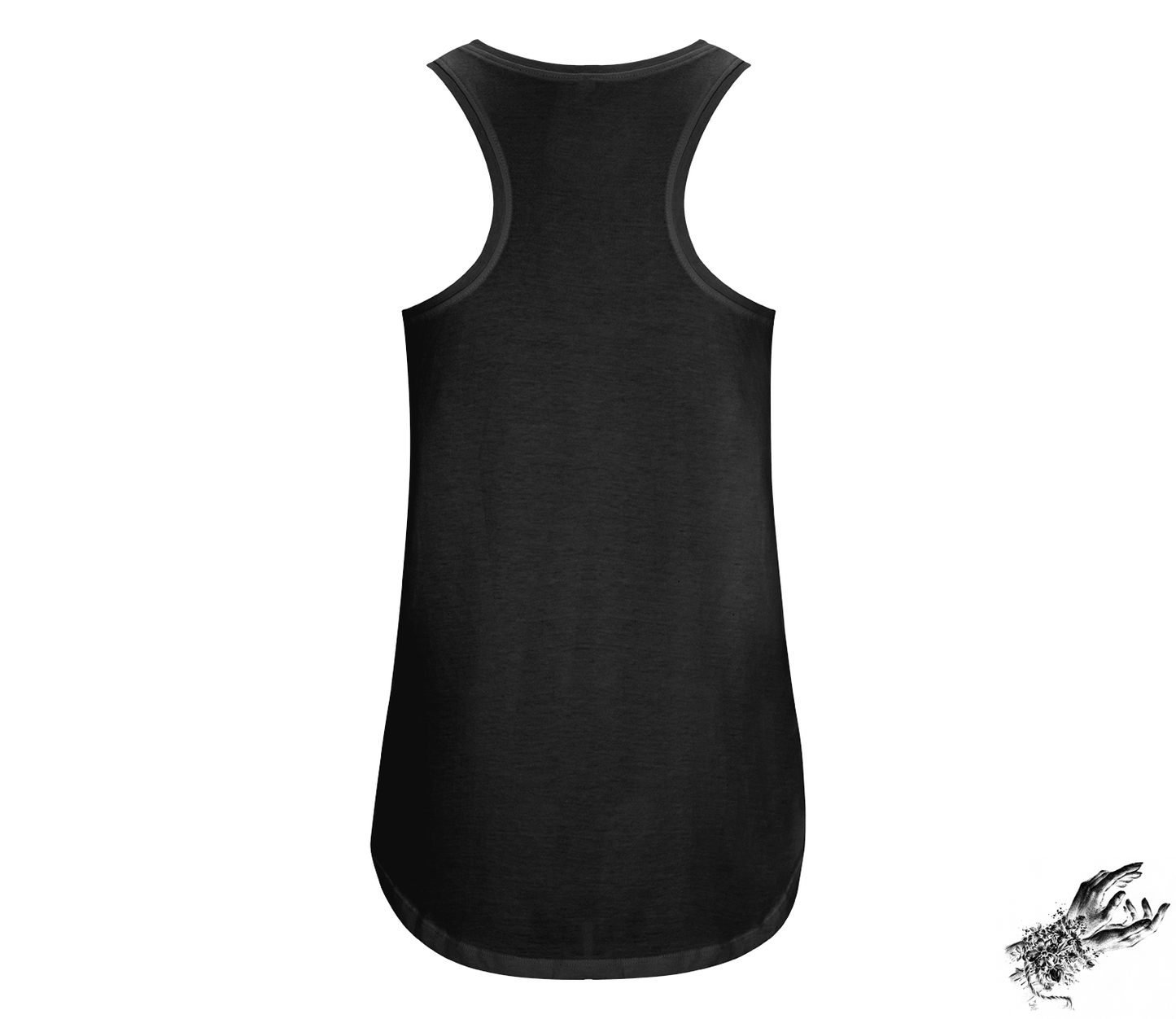 Black Virtual Reality Racerback Tank Top