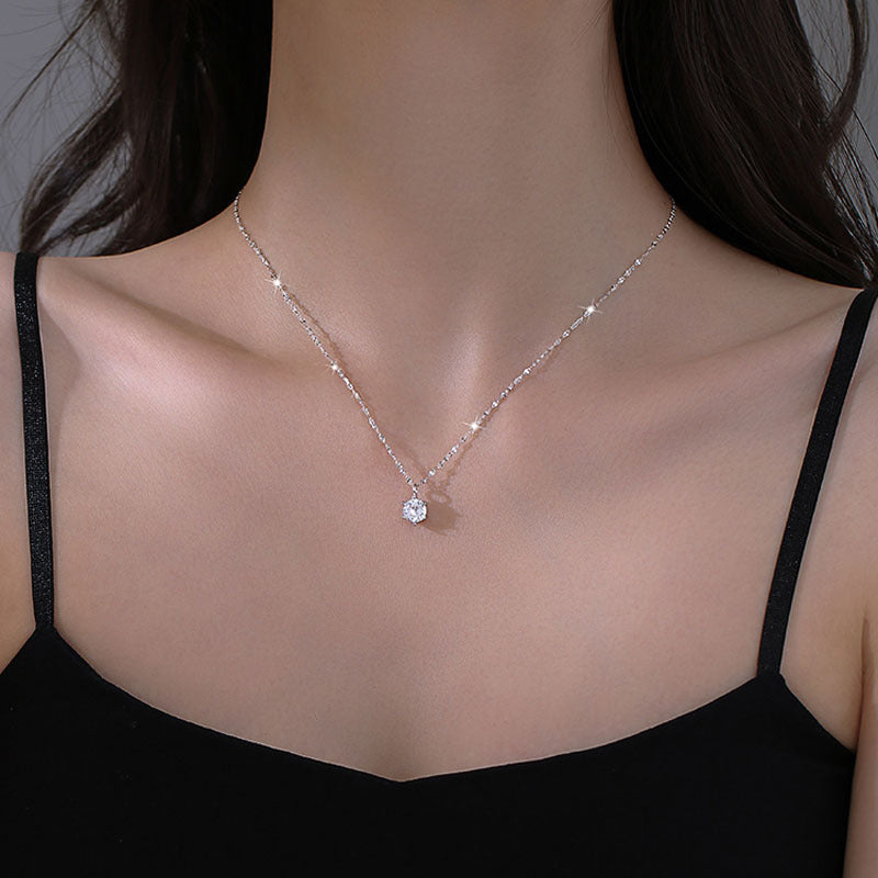 Zircon Pendant Necklace