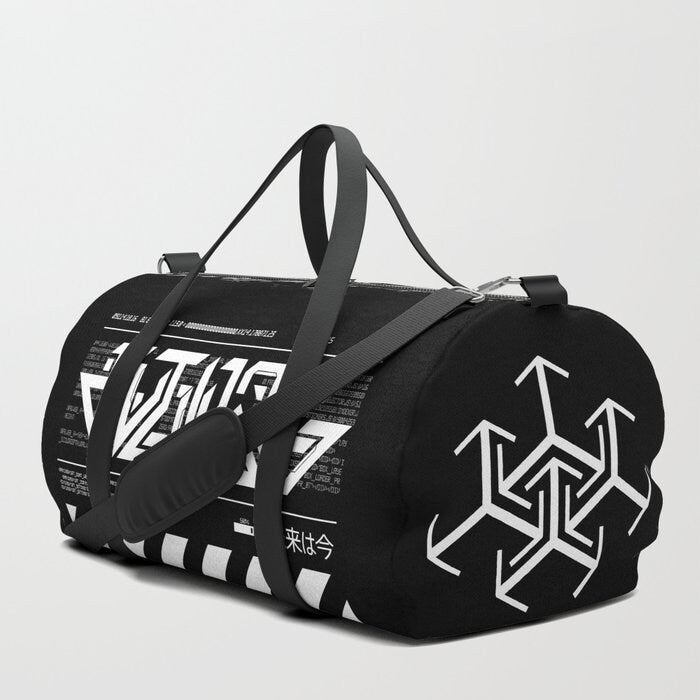 Black Cyborg Duffle Bag