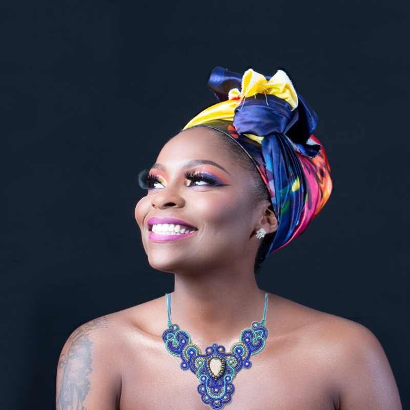 Blue Turquoise Colour Beads Ethic style Necklace