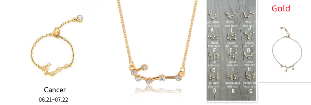 Zodiac Crystal Bracelet