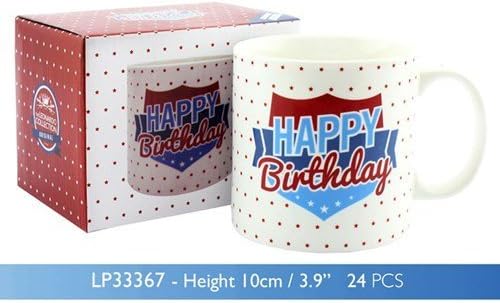 "Happy Birthday" Jumbo Ceramic Mug in presentation box   x  one