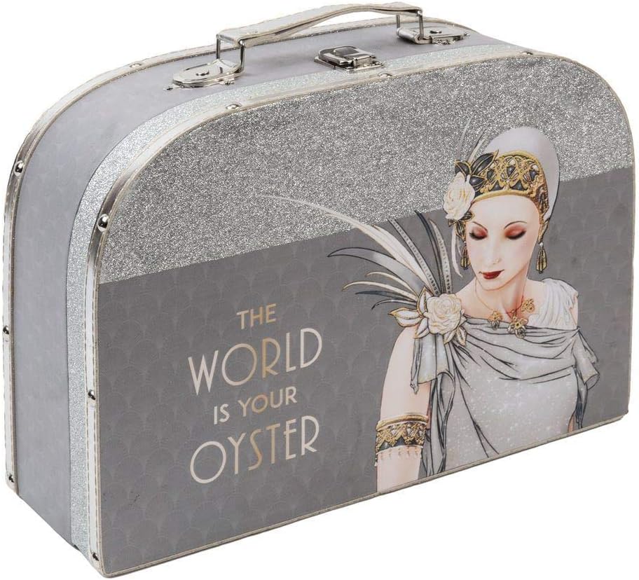 'Charleston' Set of 2 Suitcase Storage Boxes