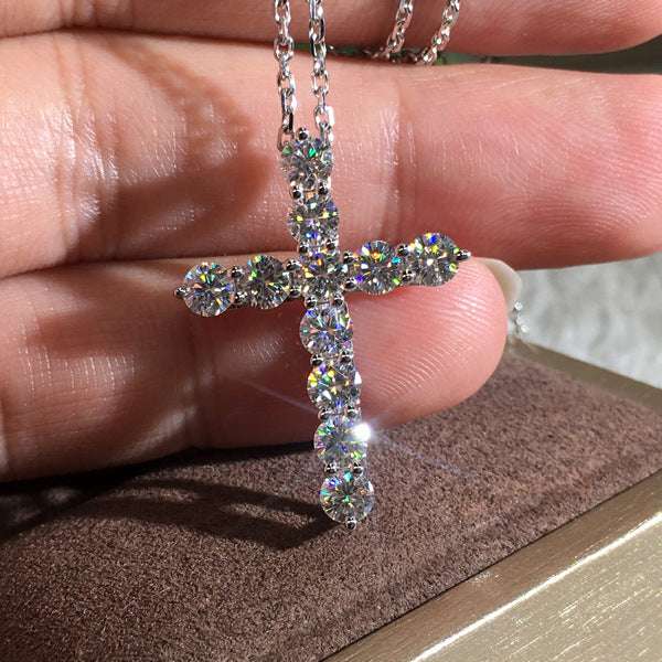 Zircon Jewellery Cross Necklace