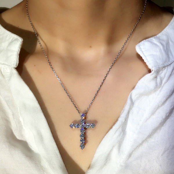 Zircon Jewellery Cross Necklace