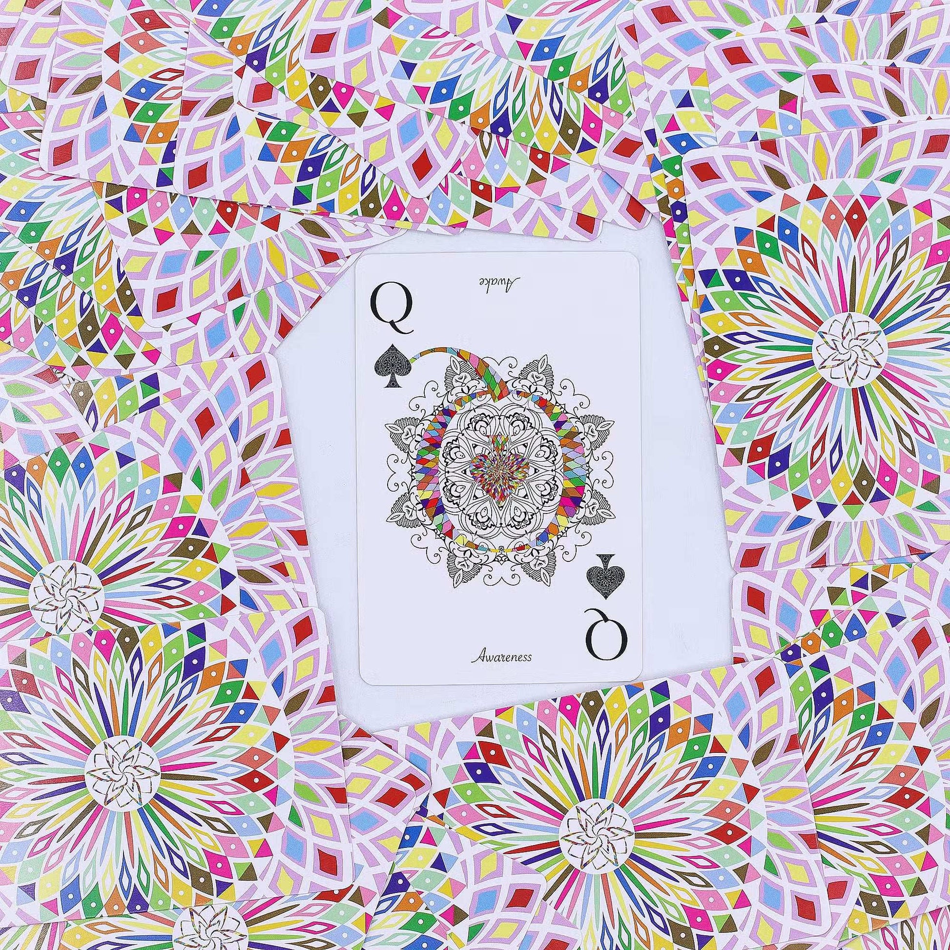 Mandala Playing & Oracle Cards – Kaleidoscope Symmetry