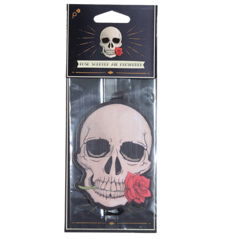 Air Freshener - Rose Scented Gothic Skulls and Roses