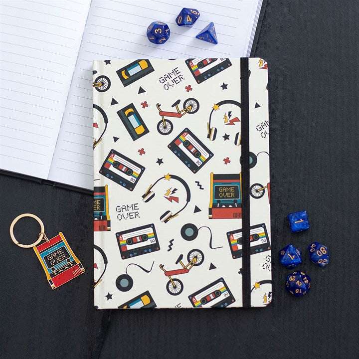 Retro 80s Print A5 Notebook