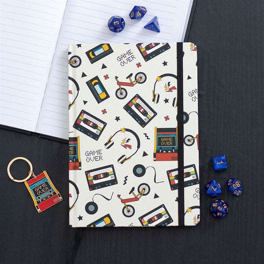 Retro 80s Print A5 Notebook
