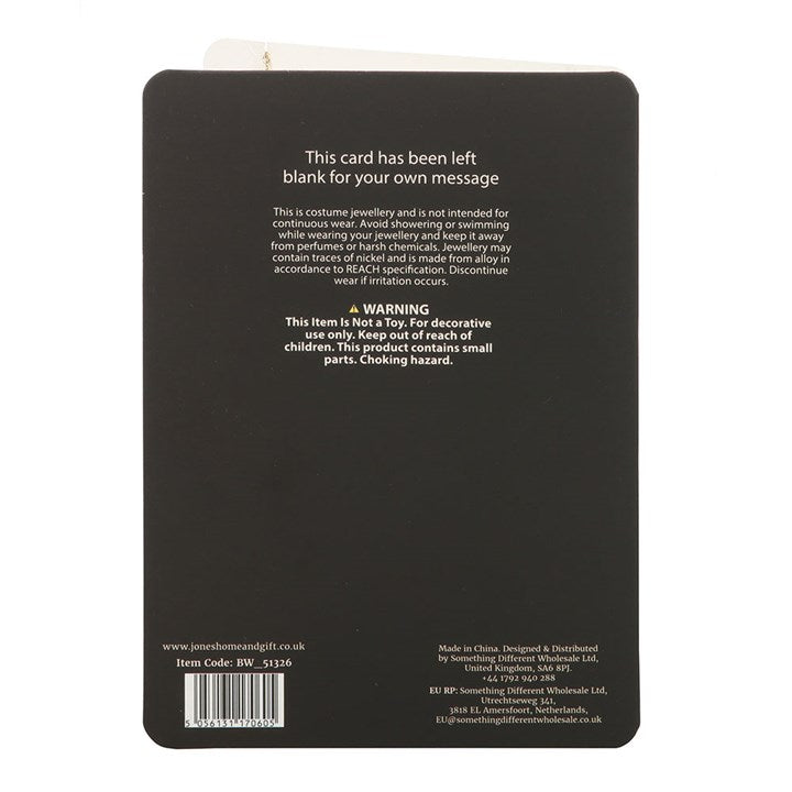 Mixtape Necklace on Greeting Card