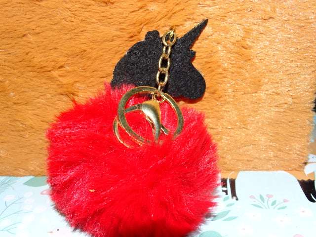 'Eunice The Unicorn'  Bag Charm / Key Ring / Gift / Animal / Plush