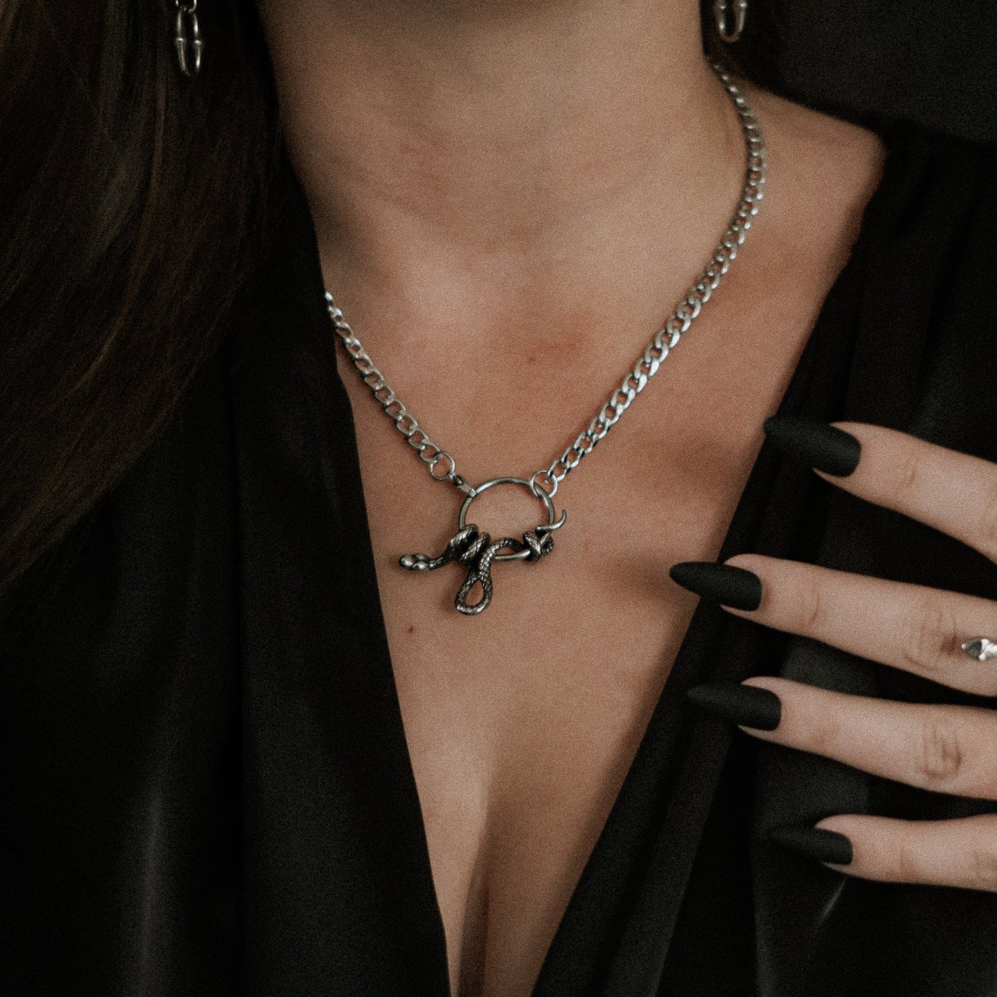 Serpent's Lair Snake Necklace