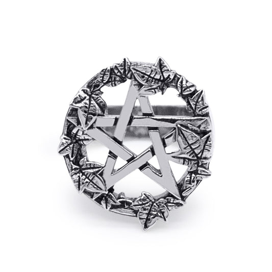 Green Witch Pentacle Ring