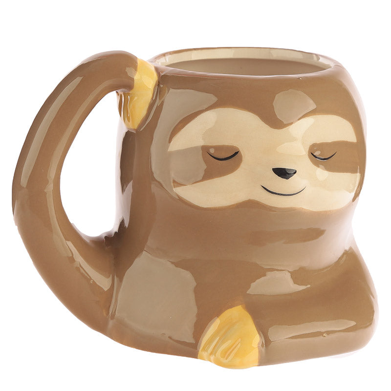 Novelty Shaped Ceramic Mug - Just Hanging Around Sloth