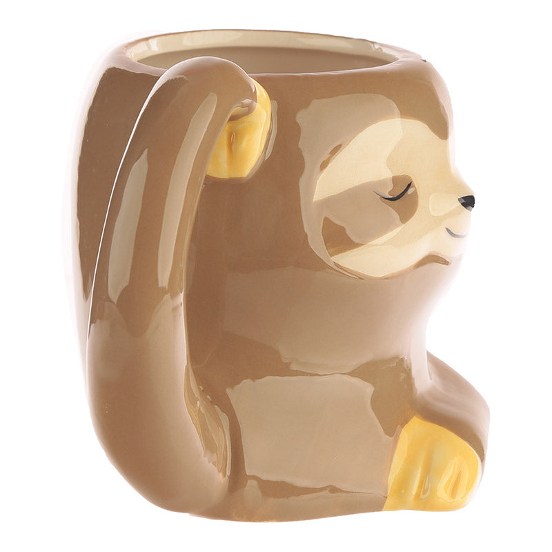 Novelty Shaped Ceramic Mug - Just Hanging Around Sloth