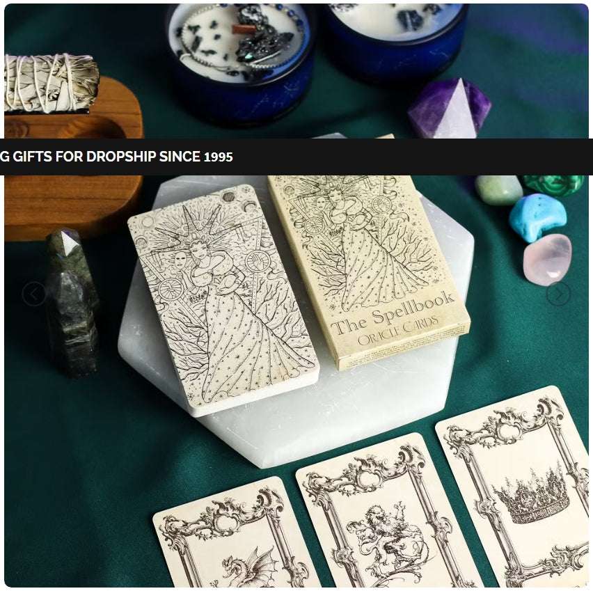The Spellbook Oracle Cards- Witchcraft Deck