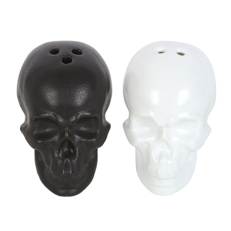 Gothic Gifts Skull Salt and Pepper Shakers