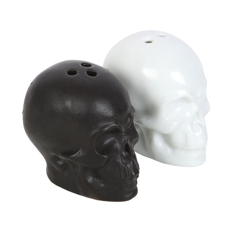 Gothic Gifts Skull Salt and Pepper Shakers