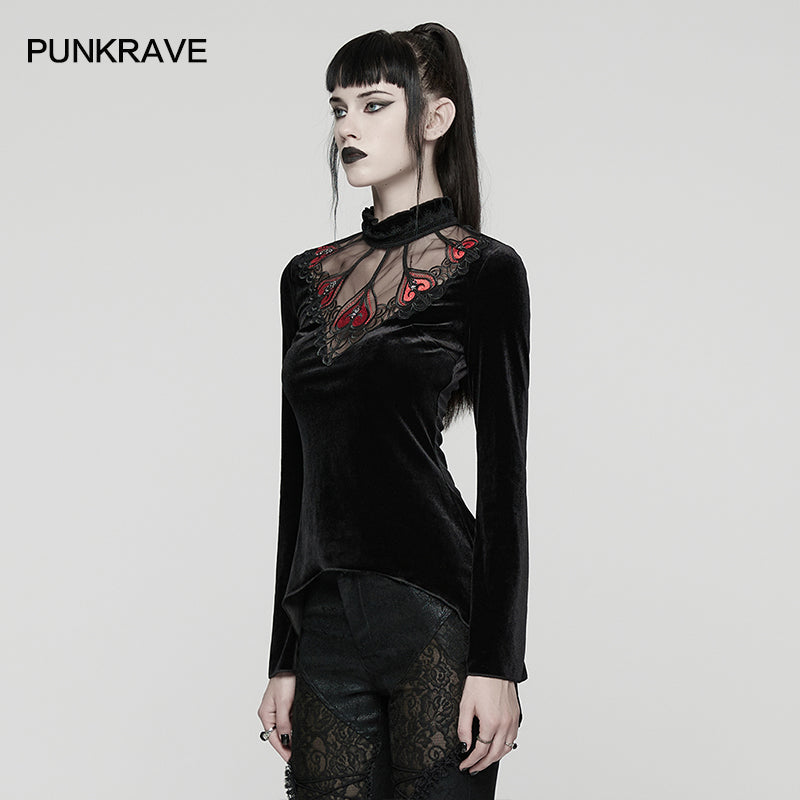 Punk Rave Belladonna Demon’s Hand Velvet T-Shirt