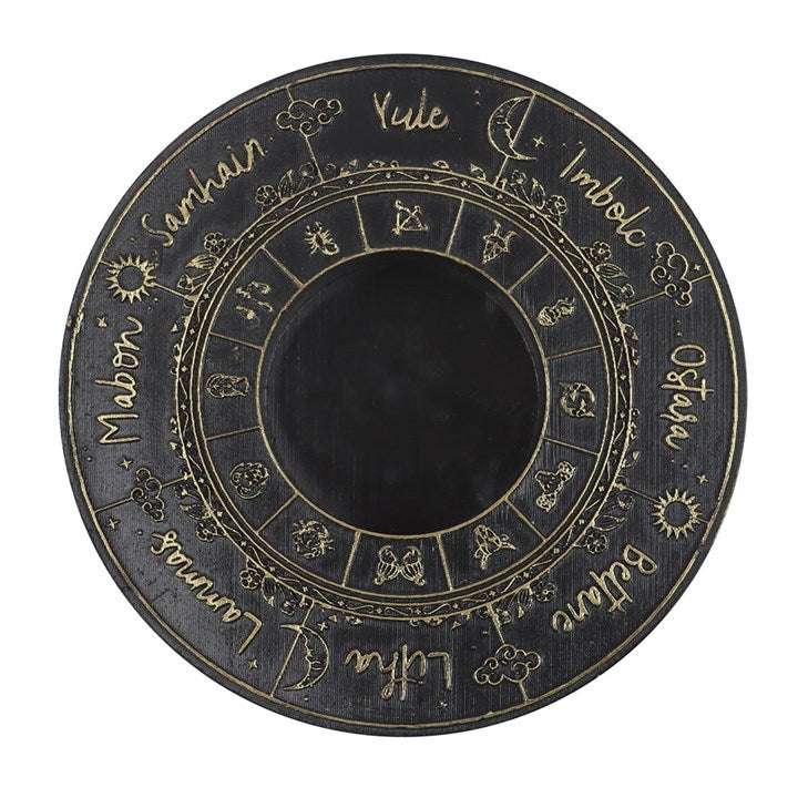 Wheel of the Year Tealight Candle Holder