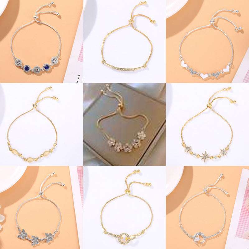 Zircon Flower Bracelets