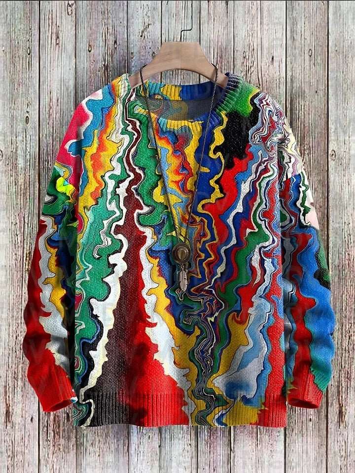 Unisex Multicolour Art Sweater [SELECTION]