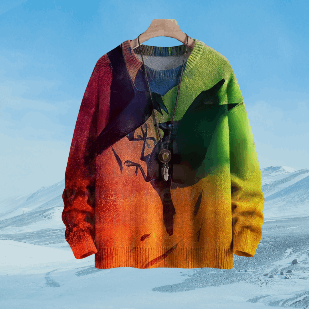 Unisex Multicolour Art Sweater [SELECTION]