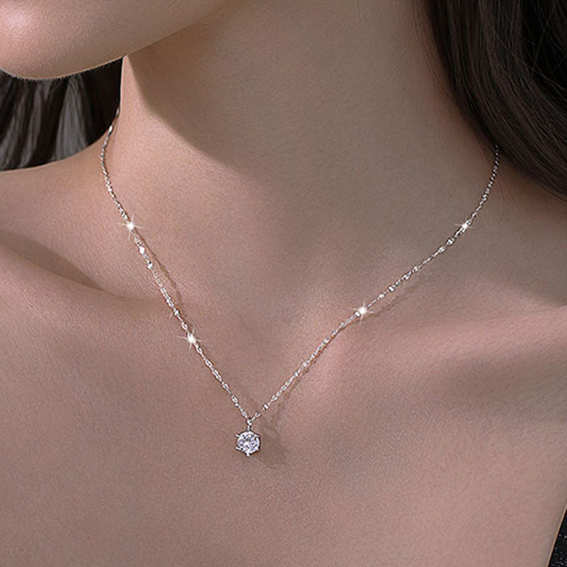 Zircon Pendant Necklace