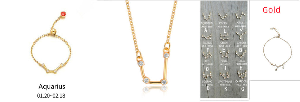 Zodiac Crystal Bracelet