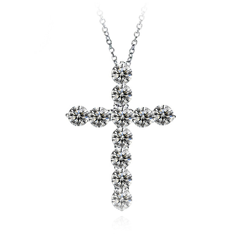 Zircon Jewellery Cross Necklace