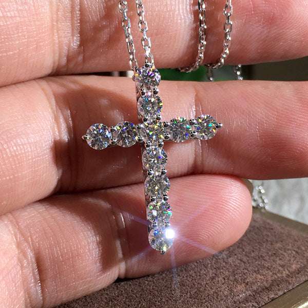 Zircon Jewellery Cross Necklace
