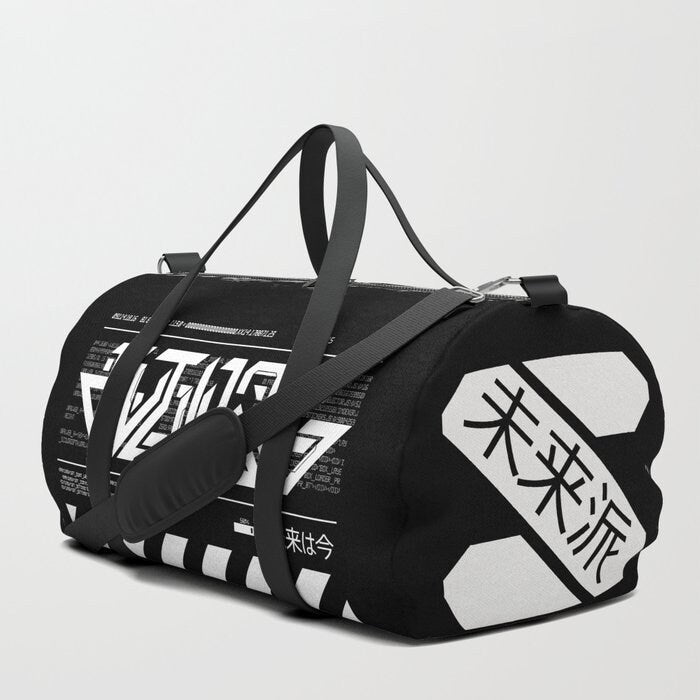 Black Cyborg Duffle Bag