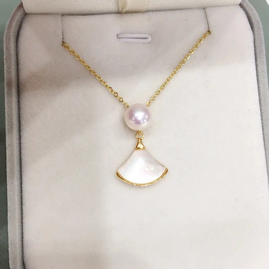 Zhuji Pearl Dance Skirt Necklace