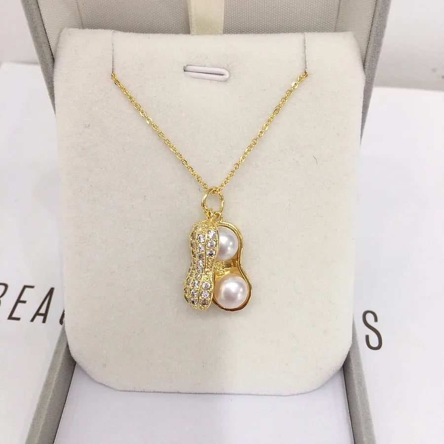 Zhuji Shanxia Luxury High-end Peanut Pearl Pendant