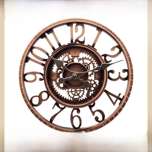 [Amazon Hot Products] Outdoor Waterproof Garden Vintage Living Room Decorative Creative Resin Wall Clock