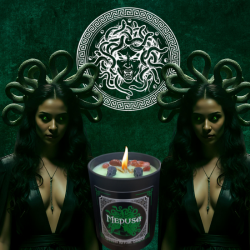 Luxury Medusa Goddess Ritual Candle